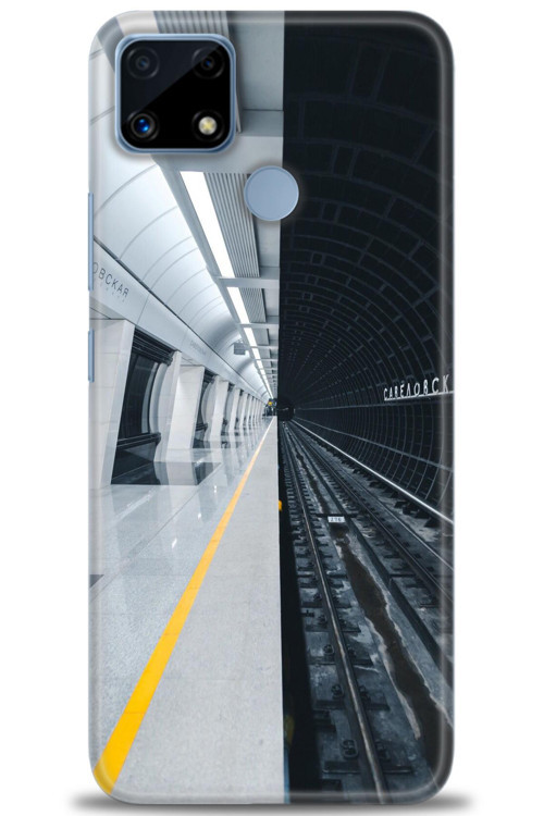 Realme C25 Kılıf HD Baskılı Kılıf - Metro Station