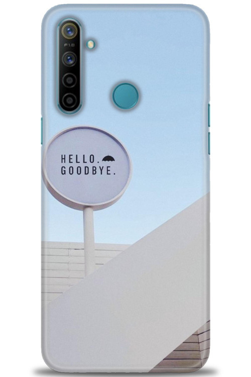 Realme C3 Kılıf HD Baskılı Kılıf - Hello GoodBye