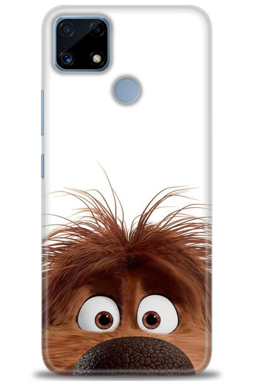Realme C25 Kılıf HD Baskılı Kılıf - Sevimli Köpek
