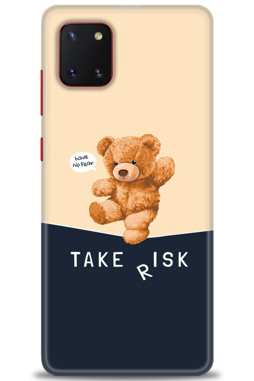 Samsung Galaxy A81 / Note 10 Lite Kılıf HD Baskılı Kılıf - Take Risk