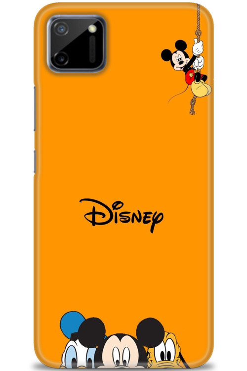 Realme C11 Kılıf HD Baskılı Kılıf - Turuncu Disney