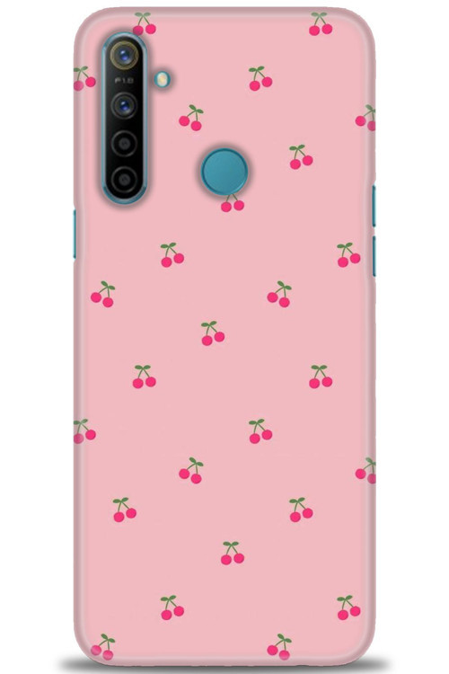 Realme C3 Kılıf HD Baskılı Kılıf - Minik Kirazlar