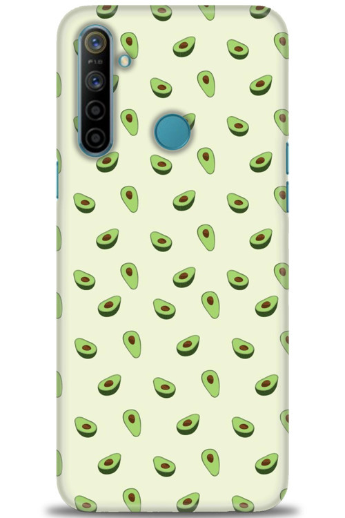 Realme C3 Kılıf HD Baskılı Kılıf - Minik Avakadolar