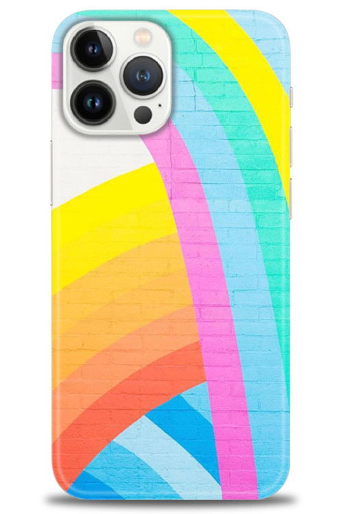 Realme C53 Kılıf HD Baskılı Kılıf - Renkli Duvar