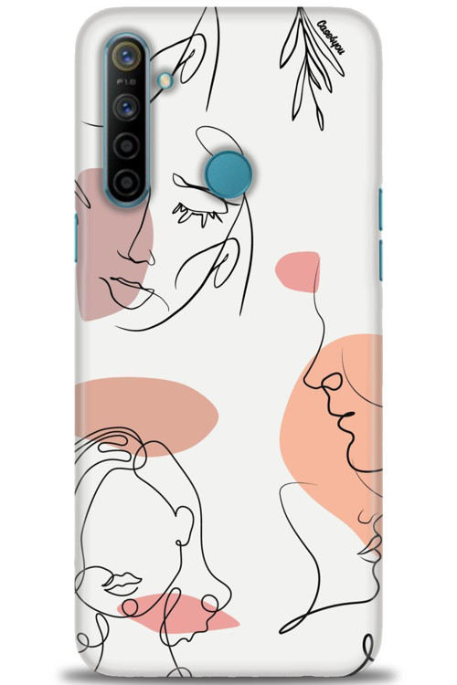 Realme C3 Kılıf HD Baskılı Kılıf - Silüetler
