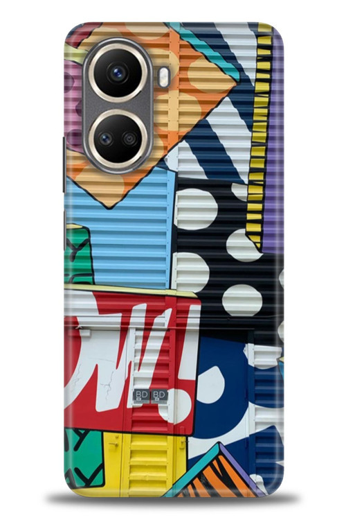 Realme C55 Kılıf HD Baskılı Kılıf - Grafiti