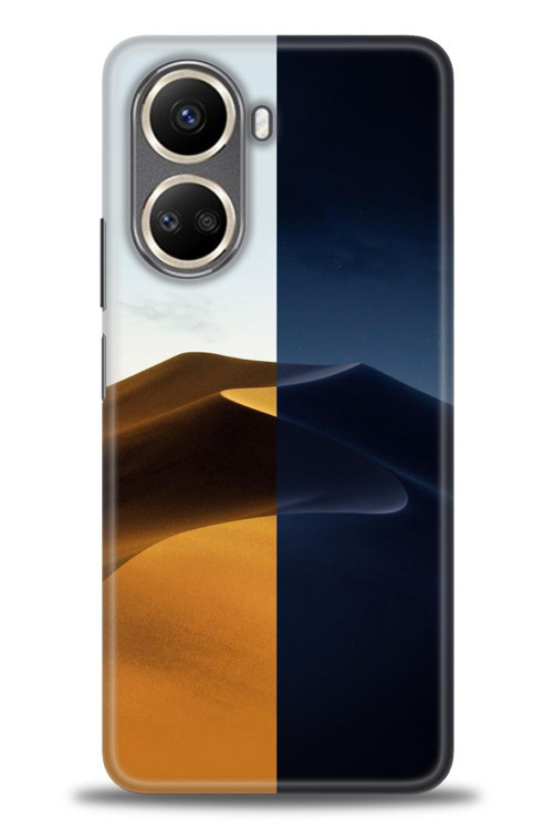 Realme C55 Kılıf HD Baskılı Kılıf - Gece ve Gündüz