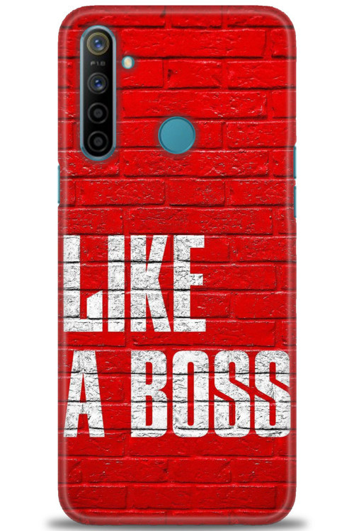 Realme C3 Kılıf HD Baskılı Kılıf - Like a Boss