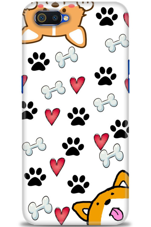 Realme C2 Kılıf HD Baskılı Kılıf - Dog