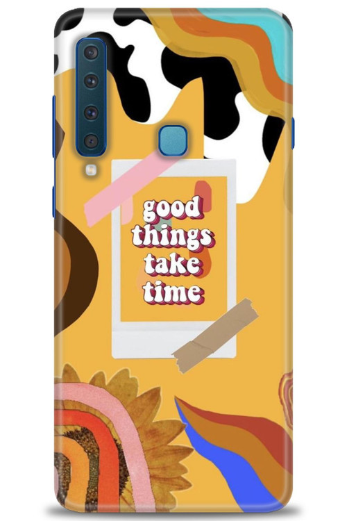 Samsung Galaxy A9 2018 Kılıf HD Baskılı Kılıf - Take Time