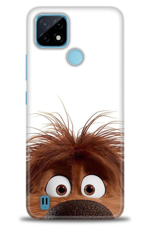 Realme C21 Kılıf HD Baskılı Kılıf - Sevimli Köpek