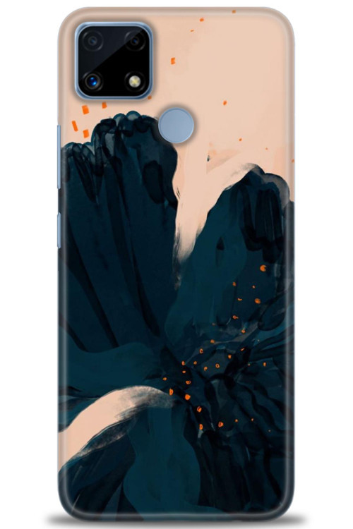Realme C25 Kılıf HD Baskılı Kılıf - Renk Bulutu