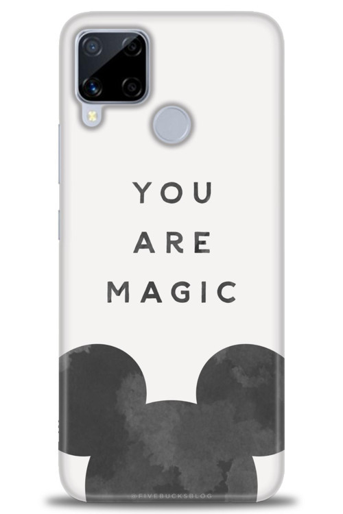 Realme C15 Kılıf HD Baskılı Kılıf - You Are Magic