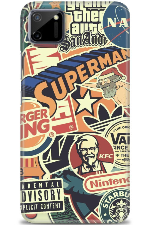 Realme C11 Kılıf HD Baskılı Kılıf - Superman