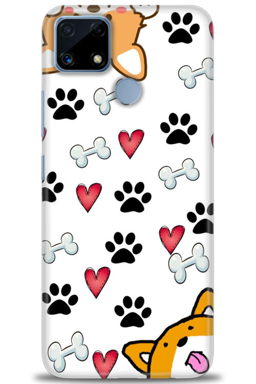 Realme C25s Kılıf HD Baskılı Kılıf - Dog