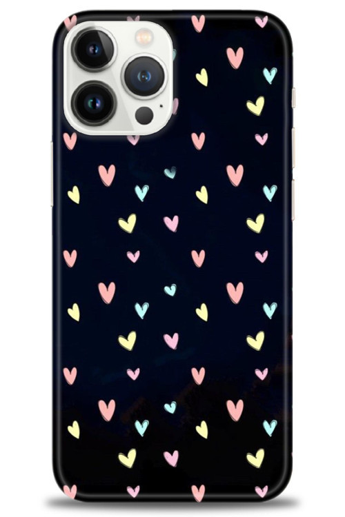 Realme C53 Kılıf HD Baskılı Kılıf - Mini Mini Kalpler