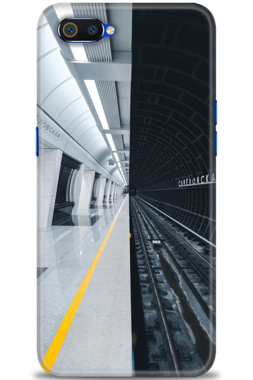 Realme C2 Kılıf HD Baskılı Kılıf - Metro Station