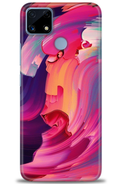 Realme C25 Kılıf HD Baskılı Kılıf - Renkler