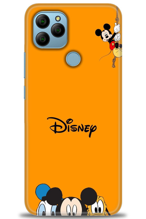 General Mobile GM 21 Kılıf HD Baskılı Kılıf - Turuncu Disney