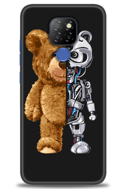 General Mobile GM 20 Kılıf HD Baskılı Kılıf - Ayı ve İskeleti