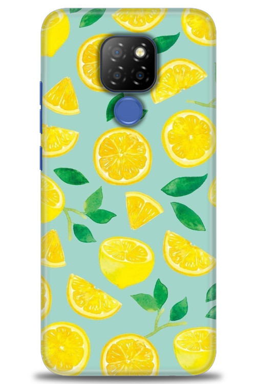 General Mobile GM 20 Kılıf HD Baskılı Kılıf - Limon Dilimleri