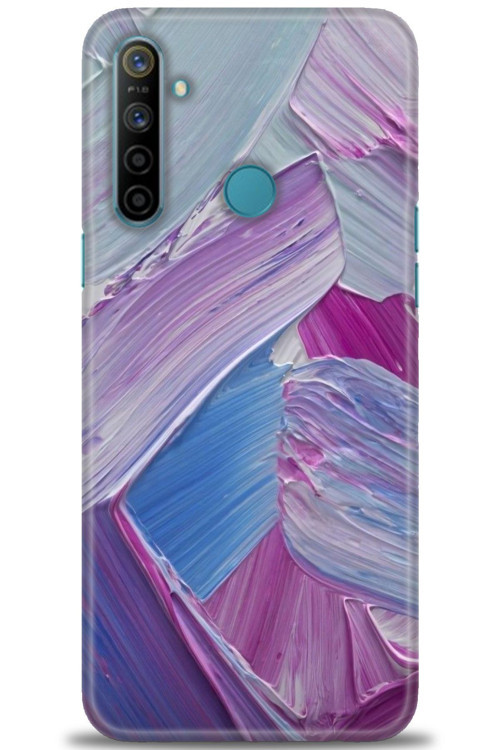 Realme C3 Kılıf HD Baskılı Kılıf - Purple
