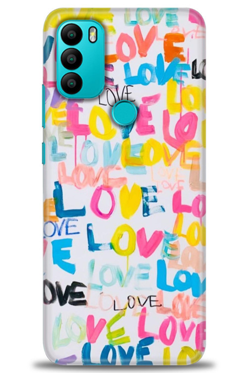 General Mobile GM 21 Plus Kılıf HD Baskılı Kılıf - Love Love