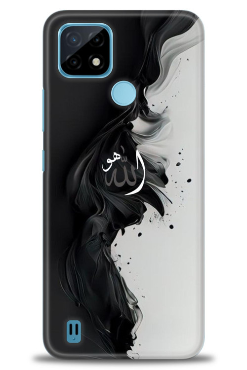 İnfinix Hot 10T Kılıf HD Baskılı Kılıf - Siyah ve Beyaz