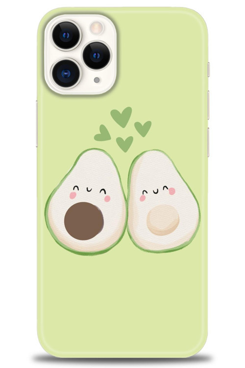 iPhone 12 Pro Kılıf HD Baskılı Kılıf - Avacado