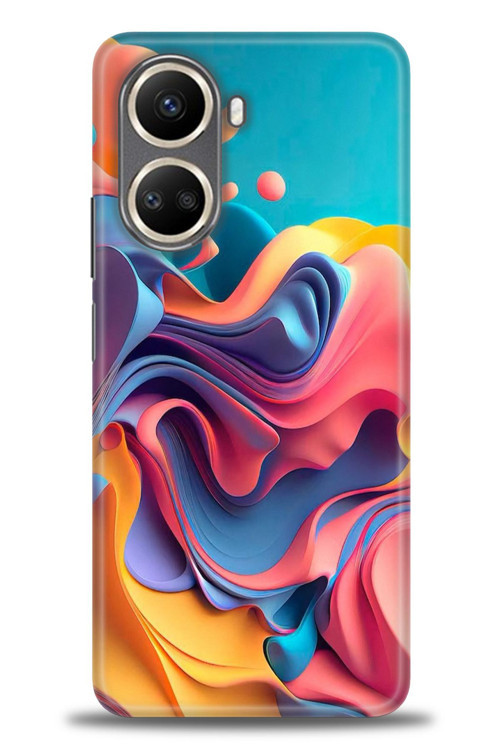 Tecno Camon 19 Pro Kılıf HD Baskılı Kılıf - Renkli Su