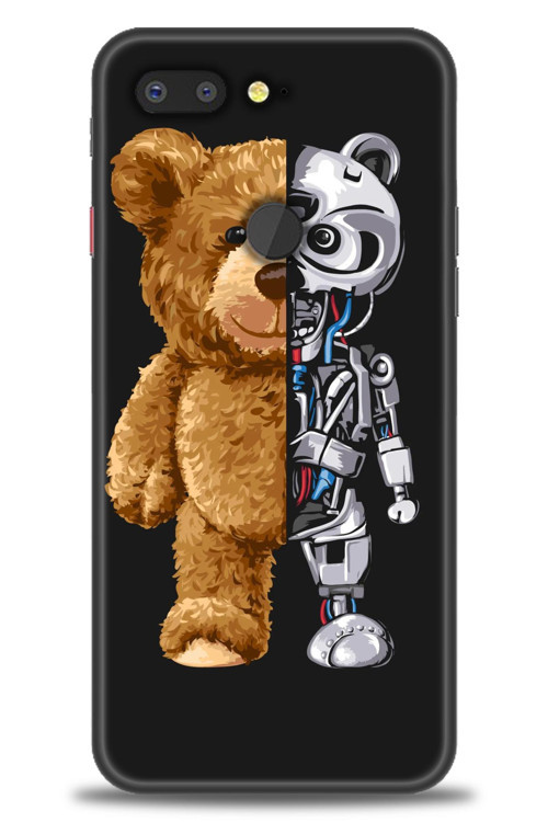 General Mobile GM 9 Pro Kılıf HD Baskılı Kılıf - Ayı ve İskeleti