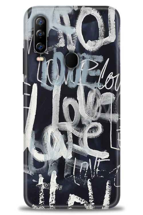 General Mobile GM 20 Pro Kılıf HD Baskılı Kılıf - Gri Love