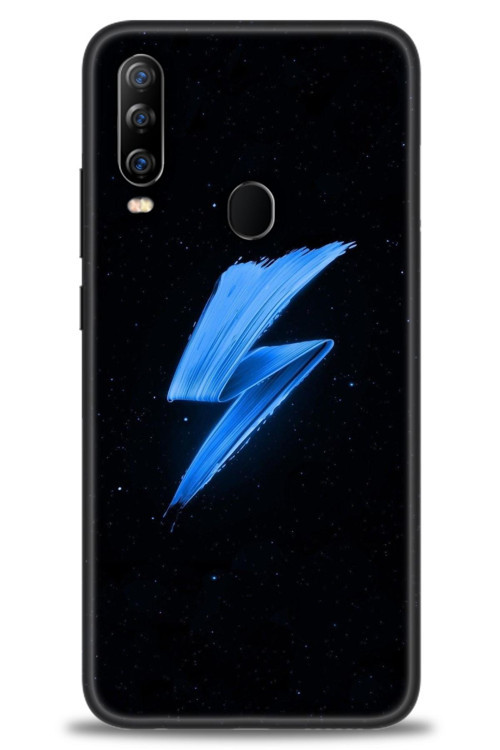 General Mobile GM 20 Pro Kılıf HD Baskılı Kılıf - Mavi Şimşek