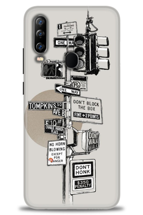 General Mobile GM 20 Pro Kılıf HD Baskılı Kılıf - Tabelalar