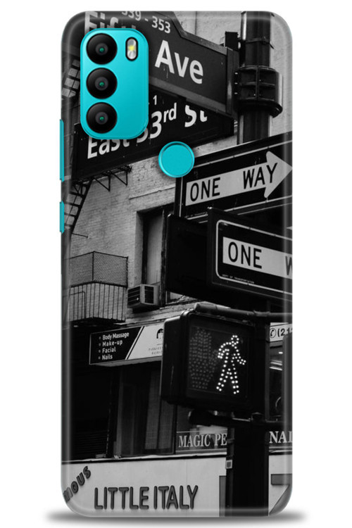 General Mobile GM 21 Plus Kılıf HD Baskılı Kılıf - One Way