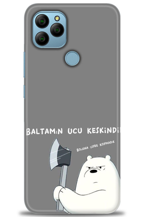 General Mobile GM 21 Kılıf HD Baskılı Kılıf - Baltamın Ucu Keskindir
