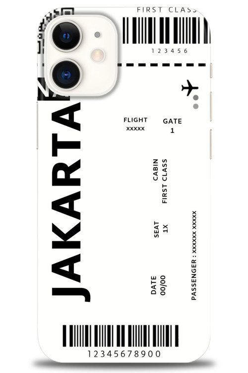 iPhone 12 Kılıf HD Baskılı Kılıf - Jakarta