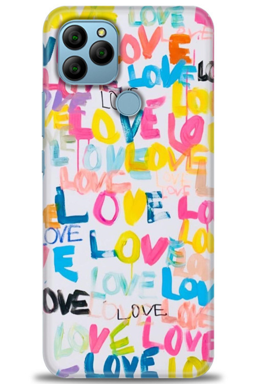 General Mobile GM 22 Kılıf HD Baskılı Kılıf - Love Love