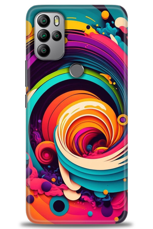 General Mobile GM 21 Pro Kılıf HD Baskılı Kılıf - Renk Hortumu