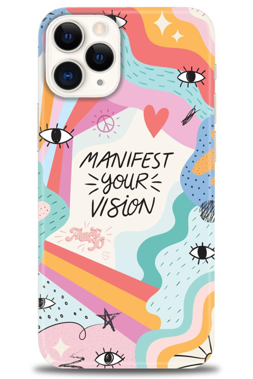 iPhone 12 Pro Max Kılıf HD Baskılı Kılıf - Manifest Your Vision