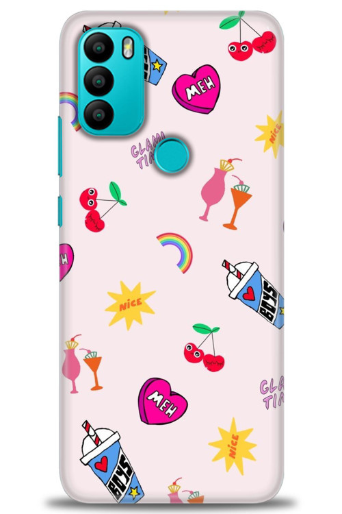 General Mobile GM 21 Plus Kılıf HD Baskılı Kılıf - Glam Time