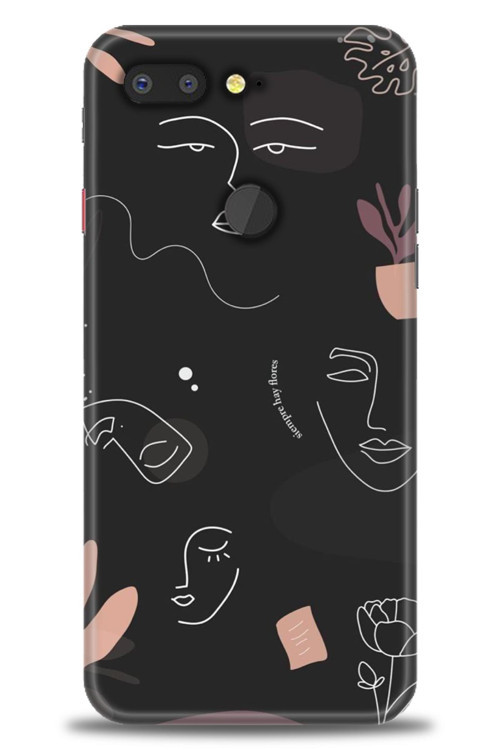 General Mobile GM 9 Pro Kılıf HD Baskılı Kılıf - Siyah Silüet
