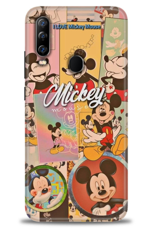 General Mobile GM 20 Pro Kılıf HD Baskılı Kılıf - I Love Mickey