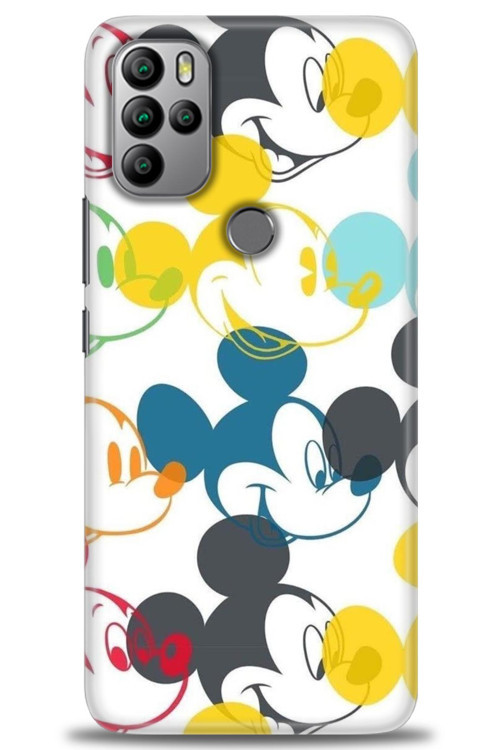 General Mobile GM 21 Pro Kılıf HD Baskılı Kılıf - Renkli Mickey Mouse