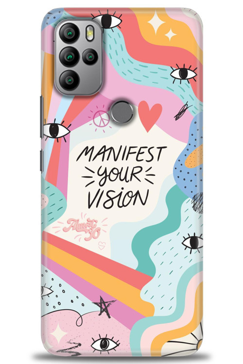 General Mobile GM 21 Pro Kılıf HD Baskılı Kılıf - Manifest Your Vision