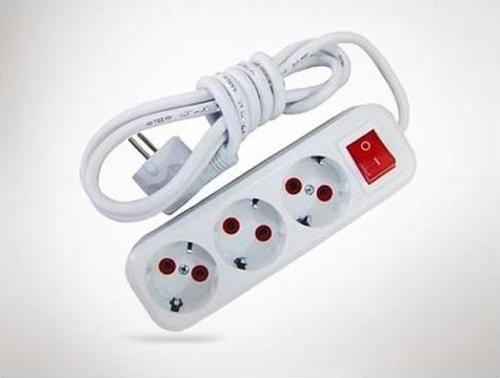 3lü 3mt Anahtarlı Topraklı Priz