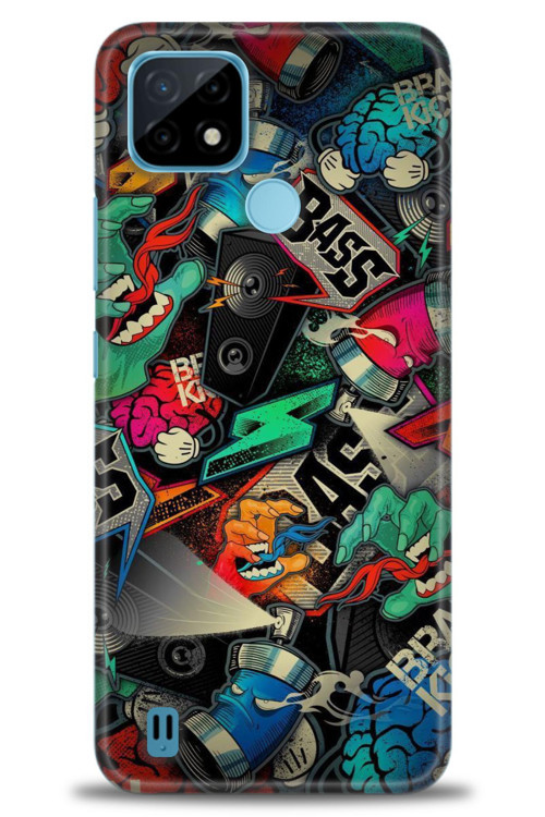 İnfinix Hot 10T Kılıf HD Baskılı Kılıf - Bass