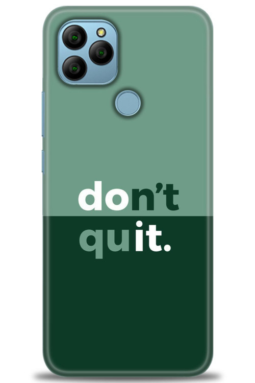 General Mobile GM 21 Kılıf HD Baskılı Kılıf - Dont Quit