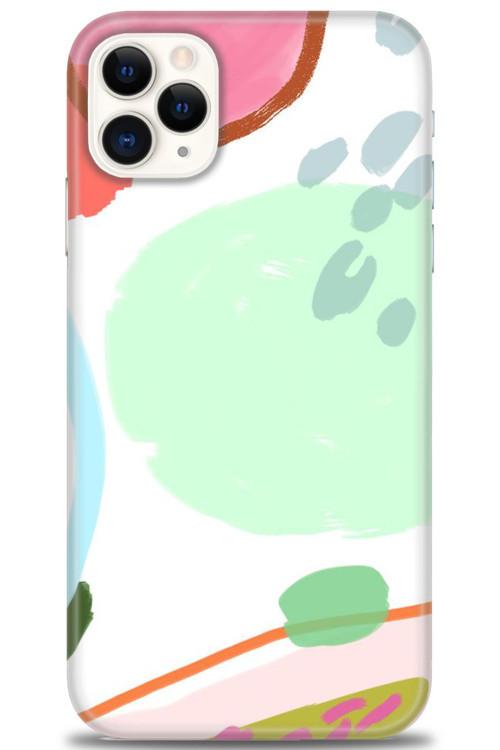 iPhone 11 Pro Max Kılıf HD Baskılı Kılıf - Benekli