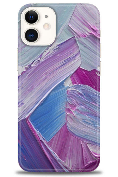 iPhone 12 Mini Kılıf HD Baskılı Kılıf - Purple